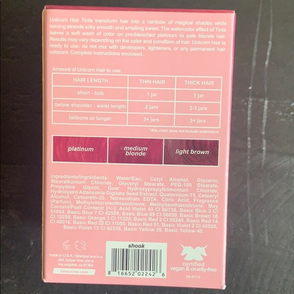 Lime Crime Unicorn Hair Dye - Picture 4 of 4